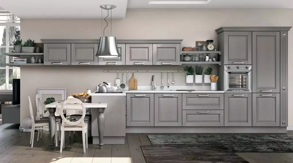 cocina apartamento antiguo lujo